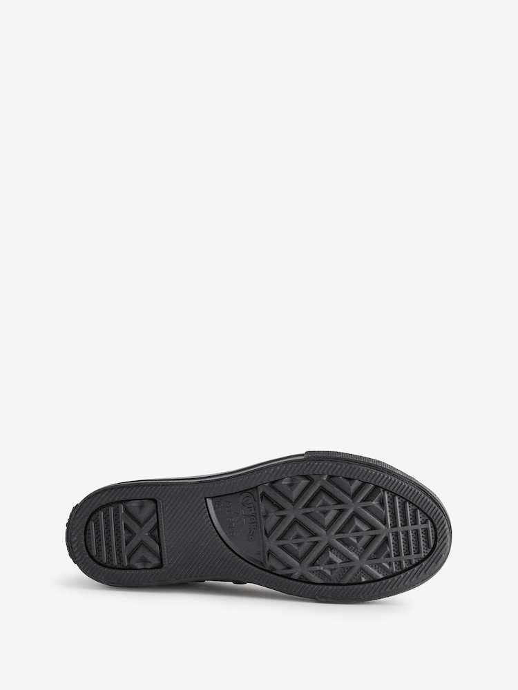 Converse Black Chuck Taylor All Star Ox Junior Trainers - Image 7 of 9
