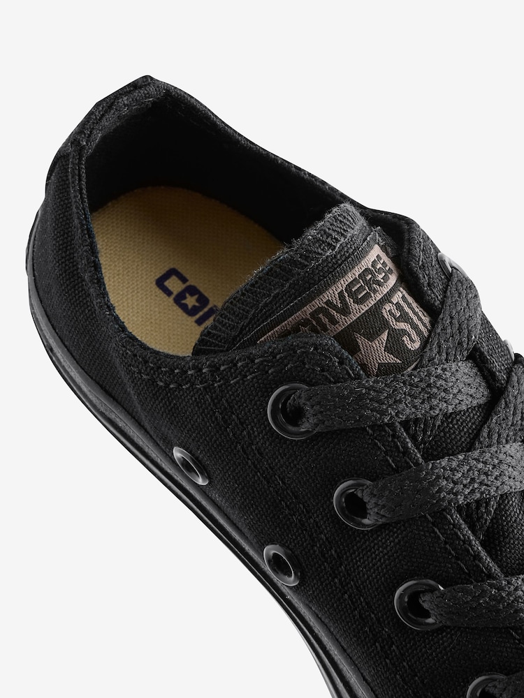 Converse Black Chuck Taylor All Star Ox Junior Trainers - Image 9 of 9