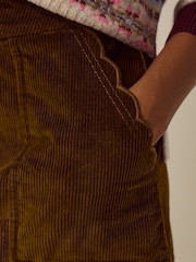 Monsoon Green Malika Corduroy Midi Skirt - Image 4 of 4