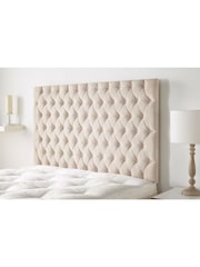 Aspire Furniture Beige Headboard - Image 2 of 2