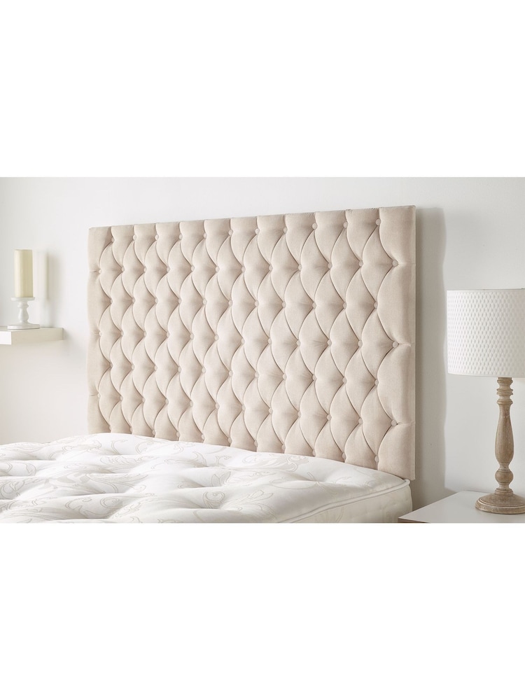 Aspire Furniture Beige Headboard - Image 2 of 2
