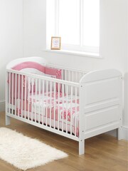 East Coast White Angelina Cot Bed - Image 1 of 4