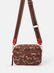 Accessorize Brown Sausage Dog Cross-Body Bag - Image 2 of 3