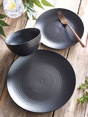 Black Bronx 12 Piece Dinner Set - Image 2 of 4
