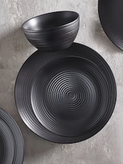 Black Bronx 12 Piece Dinner Set - Image 3 of 4