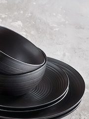 Black Bronx 12 Piece Dinner Set - Image 4 of 4