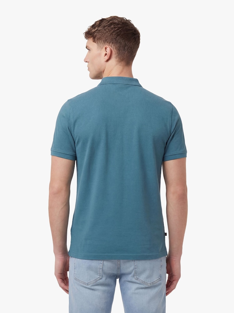 Luke 1977 Teal New Mead Polo Shirt - Image 2 of 5