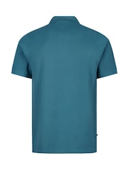 Luke 1977 Teal New Mead Polo Shirt - Image 4 of 5