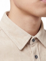 Luke 1977 Cream Lye Cord Shirt - Image 3 of 6