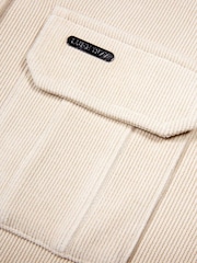 Luke 1977 Cream Lye Cord Shirt - Image 6 of 6