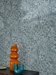 Blues Eden Tonal 10M Wallpaper - Image 1 of 5