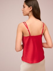Red Satin Cami Top - Image 4 of 6