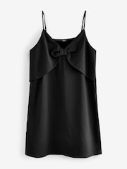 Black Bow Cami Mini Dress - Image 5 of 6