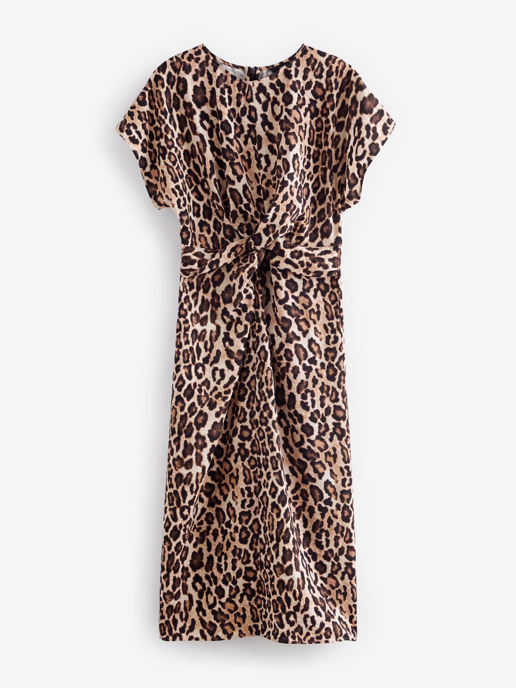 Strapless animal print dress on sale
