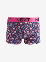 Navy Blue Bird Pattern Geo Hipsters Boxers 4 Pack - Image 2 of 7