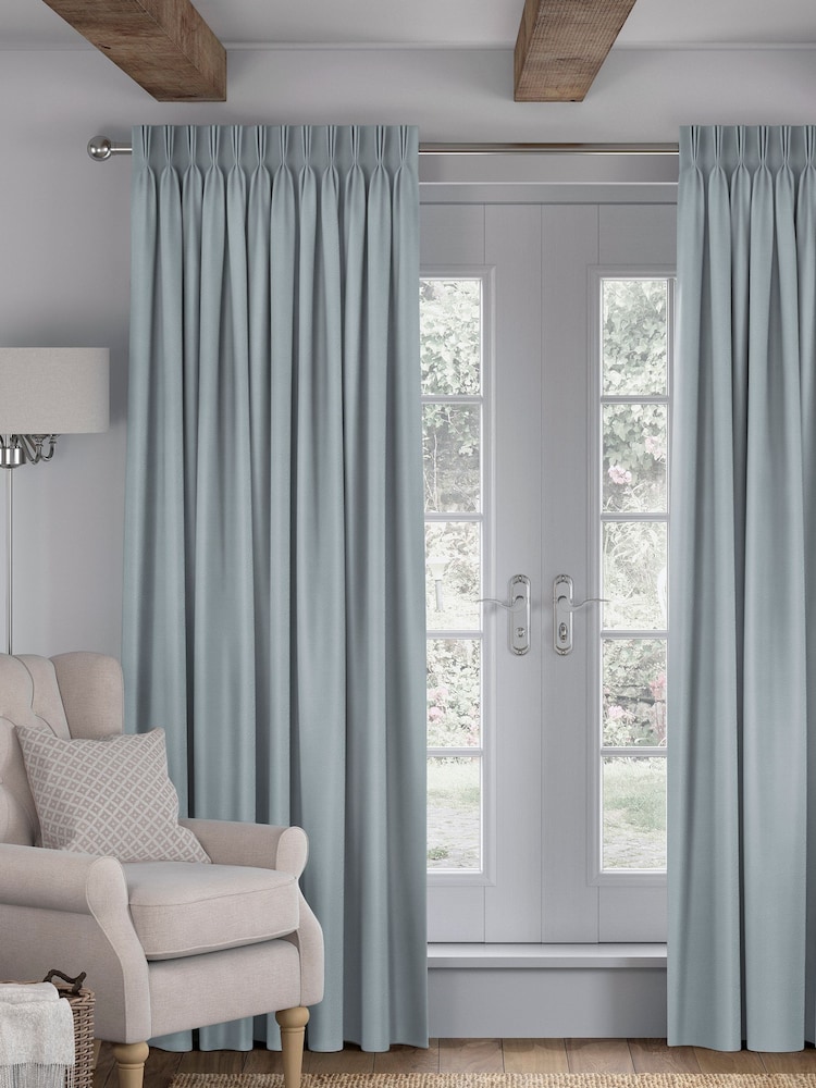 Spa Blue Imogen Made To Measure Curtains - Image 1 of 8
