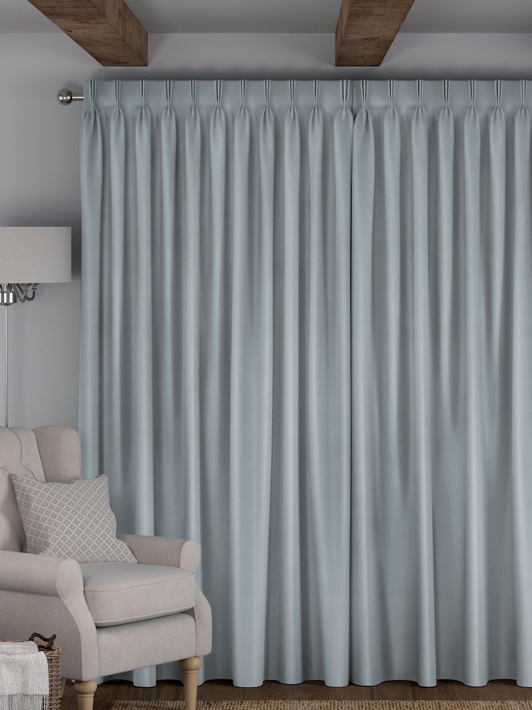 Spa Blue Imogen Made To Measure Curtains - Image 2 of 8