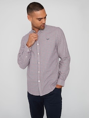 Threadbare Red 100% Cotton Long Sleeve Check Shirt - Image 1 of 4