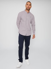 Threadbare Red 100% Cotton Long Sleeve Check Shirt - Image 3 of 4