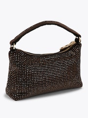 Carvela Brown Lazio Embellished Clutch Bag - Image 3 of 4