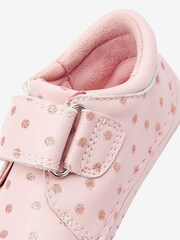 Pink Leather Standard Fit (F) Crawler Shoes - Image 7 of 8