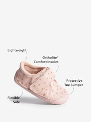 Pink Leather Standard Fit (F) Crawler Shoes - Image 8 of 8