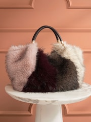 Carvela Pink Pavilion Fur Bag - Image 1 of 6