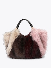 Carvela Pink Pavilion Fur Bag - Image 3 of 6