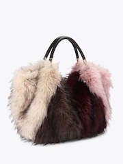 Carvela Pink Pavilion Fur Bag - Image 4 of 6