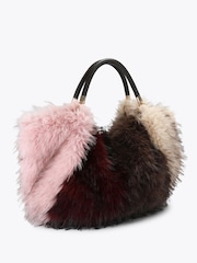 Carvela Pink Pavilion Fur Bag - Image 5 of 6