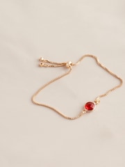 Gold Tone Birthstone Pully Bracelet - Image 2 of 12