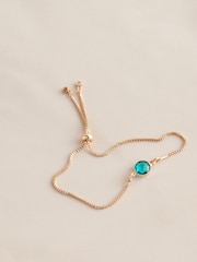 Gold Tone Birthstone Pully Bracelet - Image 5 of 12