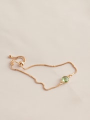 Gold Tone Birthstone Pully Bracelet - Image 8 of 12