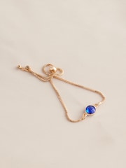 Gold Tone Birthstone Pully Bracelet - Image 9 of 12