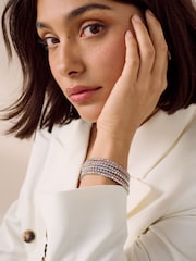 Pink Sparkle Stretch Bracelet Pack - Image 1 of 5