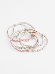 Pink Sparkle Stretch Bracelet Pack - Image 3 of 5