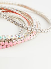 Pink Sparkle Stretch Bracelet Pack - Image 4 of 5