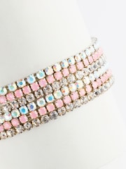 Pink Sparkle Stretch Bracelet Pack - Image 5 of 5