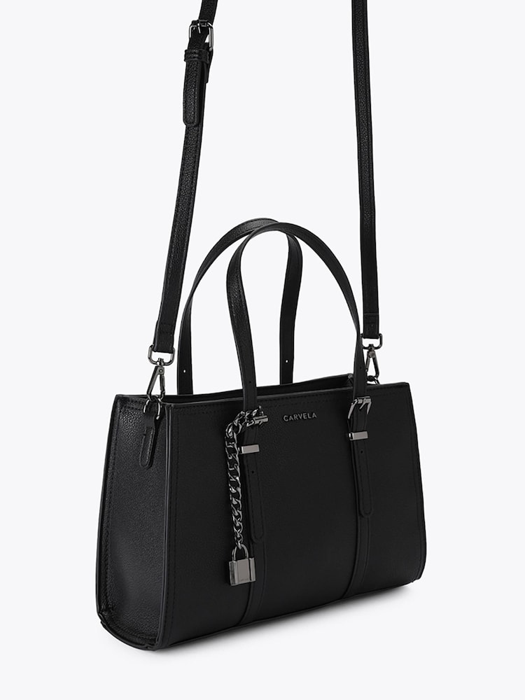 Carvela Black Cappuccino Mini Tote Bag - Image 2 of 4