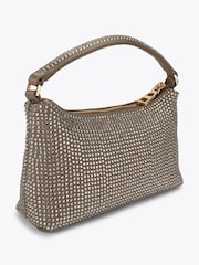 Carvela Grey Lazio Embellished Clutch Bag - Image 3 of 4