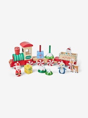 JoJo Maman Bébé Wooden Christmas Train - Image 4 of 6