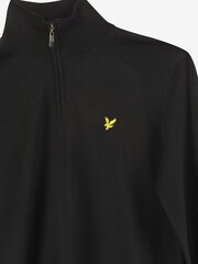 Lyle & Scott Black Golf Quarter Zip Pullover Jumper - Image 6 of 6