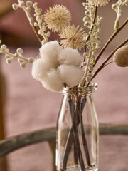 Natural Cotton Bud Milk Bottle Arrangement - Image 2 of 4