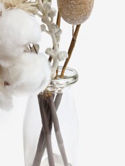 Natural Cotton Bud Milk Bottle Arrangement - Image 4 of 4