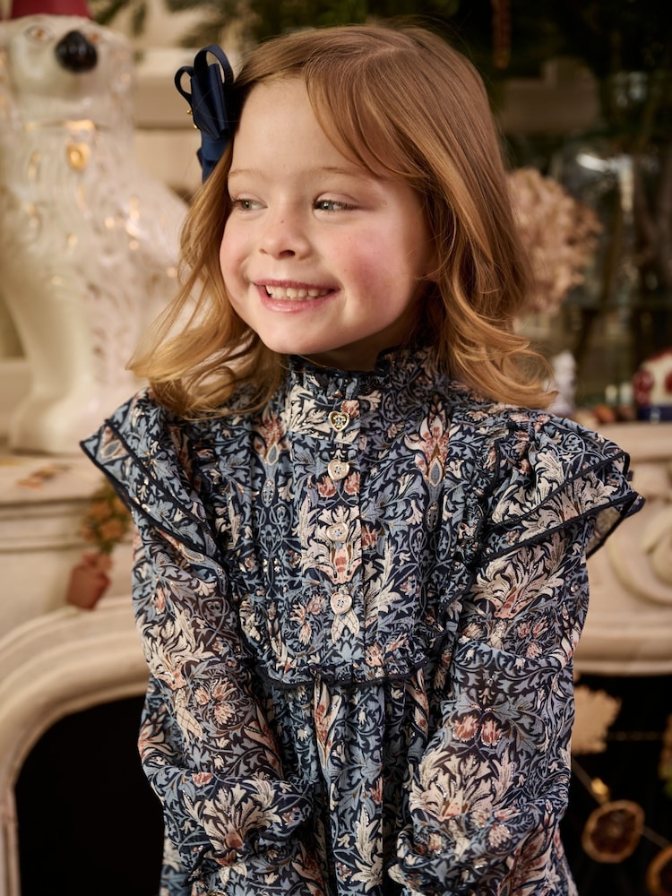 Angels Face Navy Blue Tabatha Printed Dress - Image 2 of 2