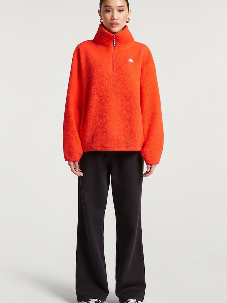 4th Arq Orange ALIX Half-Zip Fleece - Image 2 of 2