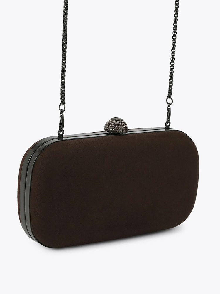Carvela Brown Cecilia Hard Clutch Bag - Image 2 of 4 Carvela Brown Cecilia Hard Clutch Bag - Image 2 of 4