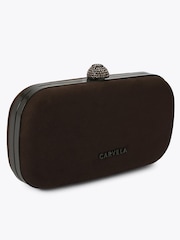 Carvela Brown Cecilia Hard Clutch Bag - Image 3 of 4