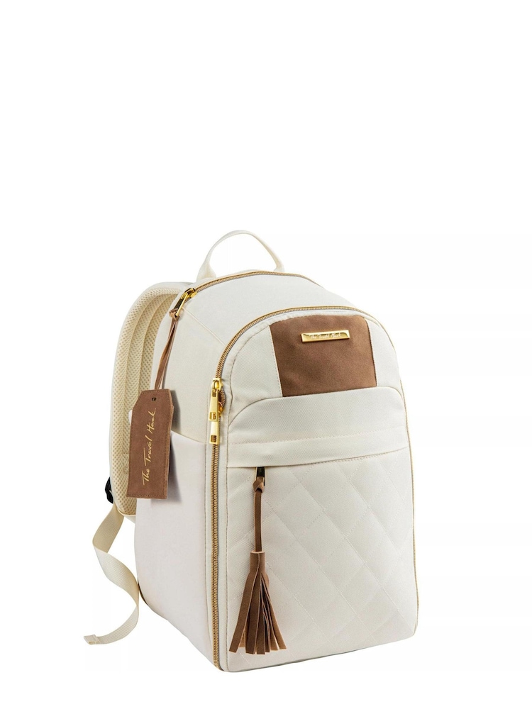 Cabin Max Cream Travel Hack 40cm Backpack - Image 1 of 7