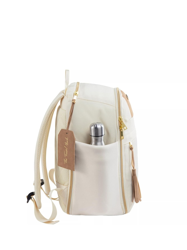 Cabin Max Cream Travel Hack 40cm Backpack - Image 3 of 7